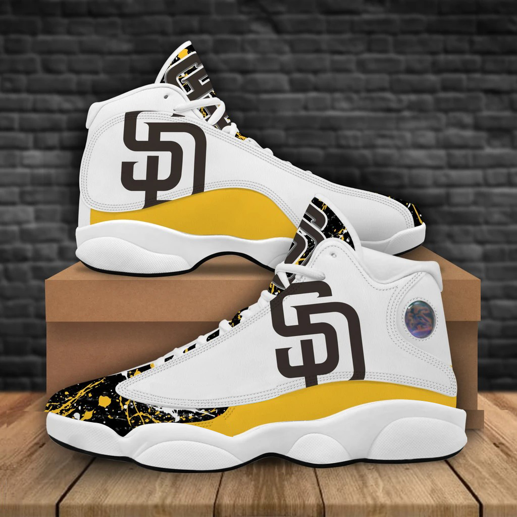 Men's San Diego Padres Limited Edition JD13 Sneakers 001